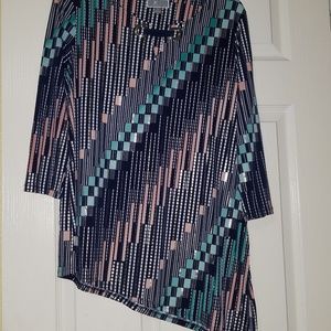 Embellished Asymmetrical Tunic